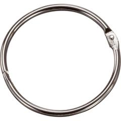 Officemate Loose-Leaf Book Rings - 2" Diameter - Silver - Metal - 50 / Box