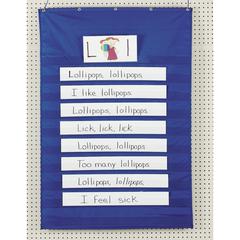 Pacon&reg; Standard Pocket Chart - 34" x 50" - 1 Chart - 9 Pockets