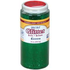 Spectra Glitter Sparkling Crystals - 16 oz - 1 Each - Green