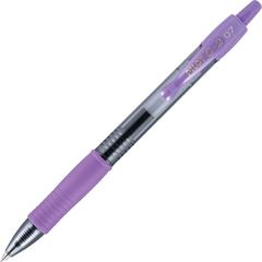 G2 Premium Gel Ink Retractable Pens - Refillable - Retractable - Purple Ink - Gel-based - Translucent Barrel - 1 Dozen