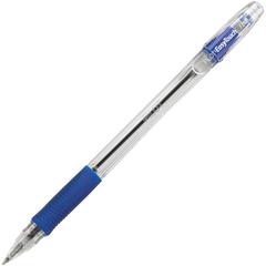 Pilot Ballpoint Pens - Refillable - Blue Ink - Oil Based - Clear Barrel - 1 Dozen