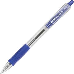 Pilot Retractable Ballpoint Pens - Refillable - Retractable - Blue Ink - Clear Barrel - 1 Dozen