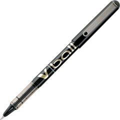 Pilot Vball Liquid Ink Pens - Black Ink - Black Barrel - 1 Dozen