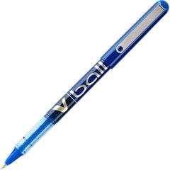 Pilot Vball Liquid Ink Pens - Blue Ink - Blue Barrel - 1 Dozen