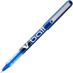 Pilot Vball Liquid Ink Pens - Blue Ink - Blue Barrel - 1 Dozen