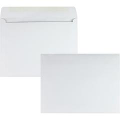 Quality Park 10 x 13 Booklet Envelopes with Open Side - Catalog - #13 - 10" Width x 13" Length - 24 lb - Gummed - 100 / Box - White