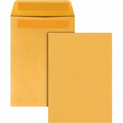 Quality Park 7-1/2 x 10-1/2 Catalog Envelopes with Self-Seal Closure - Catalog - #6 - 7 1/2" Width x 10 1/2" Length - 28 lb - Self-sealing - Kraft - 250 / Box - Kraft
