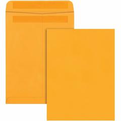 Quality Park 9 x 12 Catalog Mailing Envelopes with Redi-Seal&reg; Self-Seal Closure - Catalog - #10 1/2 - 9" Width x 12" Length - 28 lb - Self-sealing - Kraft - Kraft - 250 / Box