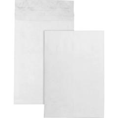 Survivor&reg; 12 x 16 x 2 DuPont Tyvek Expansion Mailers with Self-Seal Closure - Expansion - 12" Width x 16" Length - 2" Gusset - 18 lb - Peel & Seal - White - Tyvek - 100 / Carton