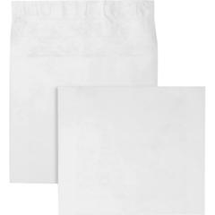 Survivor&reg; 10 x 15 x 2 DuPont Tyvek Expansion Mailers with Self-Seal Closure - Expansion - 10" Width x 15" Length - 2" Gusset - 18 lb - Peel & Seal - White - Tyvek - 100 / Carton