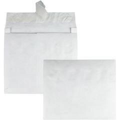 Survivor&reg; 10 x 13 x 2 DuPont Tyvek Expansion Mailers with Self-Seal Closure - Expansion - 10" Width x 13" Length - 2" Gusset - 14 lb - Peel & Seal - White - Tyvek - 100 / Carton