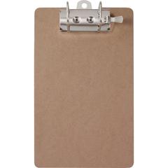Saunders Lock-O-Matic Dual Arch Ring Archboard - 2.50" Clip Capacity - 9" x 15" - Arch - Hardboard - Brown - 1 Each