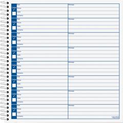 TOPS Spiral Bound Voice Message Log Book - 50 Sheet(s) - 8.25" x 8.50" Sheet Size - White - White Sheet(s) - 1 Each