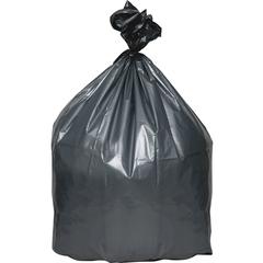 Berry Super Heavy-Duty Platinum Plus Liners - Large Size - 45 gal Capacity - 46" Length x 39" Width x 1.70 mil (43 Micron) Thickness - Black, Silver - Resin - 50 / Carton