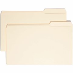 Smead 1/3 Tab Cut Legal Recycled Top Tab File Folder - 8 1/2" x 14" - 3/4" Expansion - Top Tab Location - Third Tab Position - 11 pt. - 2 Plys - Manila - Reinforced, Rounded Corner, Durable, Reinforce