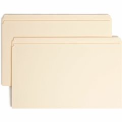 Smead Straight Tab Cut Legal Recycled Fastener Folder - 8 1/2" x 14" - 3/4" Expansion - 1 x 2K Fastener - 2" for Folder - 11 pt. - 2 Plys - Manila - Reinforced Tab - 10% Recycled - 50 / Box