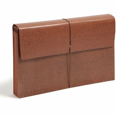 Smead Legal Recycled File Wallet - 8 1/2" x 14" - 3 1/2" Expansion - Redrope - Elastic Closure, Reinforced Gusset, Flap - 30% Recycled - 1 Each
