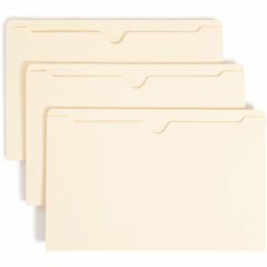 Smead Legal Recycled File Jacket - 8 1/2" x 14" - 11 pt. - 2 Plys - Manila - Reinforced, Slip Resistant - 10% Recycled - 100 / Box