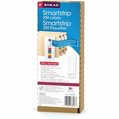 Smead Smartstrip Labeling System ColorBar Refill Labels - 7 1/2" Width x 1 1/2" Length - Inkjet