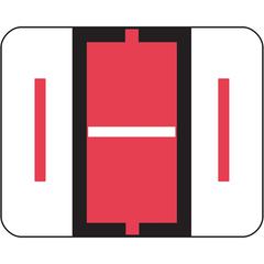 Smead BCCR Bar-Style Color-Coded Labels - 1 1/4" Width x 1" Length - Pink - 500 / Roll - 500 / Roll
