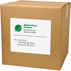 Avery&reg; Shipping Address Labels, Full Sheet Labels, Permanent, 500 Labels (91200) - 8 1/2" Width x 11" Length - Permanent Adhesive - Laser - White - Paper - 1 / Sheet - 500 Total Sheets - 500 Total