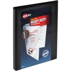 Avery&reg; Heavy-Duty View Binders, 0.5" Slant Rings - 1/2" Binder Capacity - Letter - 8 1/2" x 11" Sheet Size - 135 Sheet Capacity - Slant Ring Fastener(s) - 4 Pocket(s) - Polypropylene - Recycled - 