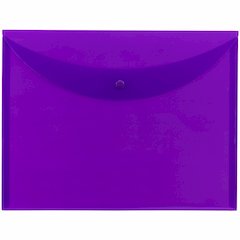 Smead Letter Filing Envelope - 8 1/2" x 11" - Purple - 10 / Box