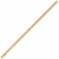 Westcott Wood Yardstick - 36" Length 1" Width - 1/8 Graduations - Imperial Measuring System - Wood - 1 Each - Blue
