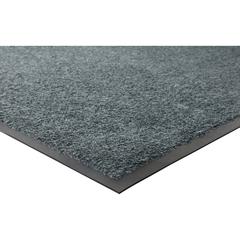 Genuine Joe Platinum Series Indoor Wiper Mats - Indoor, Carpeted Floor - 66" Length x 43.50" Width - Nylon - Gray - 1 Each