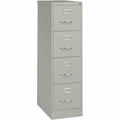 Lorell Fortress Series 25" Commercial-Grade Vertical File Cabinet - 15" Width x 25" Depth x 52" Height - 4 x Drawer(s) for File - Letter - Vertical - Security Lock, Ball-bearing Suspension, Heavy Duty