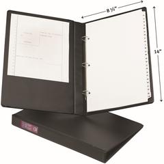 Avery&reg; Legal Durable Binder - 1" Binder Capacity - Legal - 8 1/2" x 14" Sheet Size - 175 Sheet Capacity - 3 x Round Ring Fastener(s) - 2 Pocket(s) - Polypropylene - Recycled - Spine Label, Durable