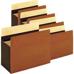 Pendaflex Letter Recycled Expanding File - 8 1/2" x 11" - 1600 Sheets Capacity - 7" Expansion - 24 pt. - Tyvek, Redrope, Redrope - Brown - Reinforced, Heavyweight Cover, Tear Resistant, Tyvek Gusset -