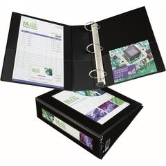 Avery&reg; Heavy-Duty Framed View 3-Ring Binder - 3" Binder Capacity - Letter - 8 1/2" x 11" Sheet Size - 670 Sheet Capacity - 3 x Ring Fastener(s) - 2 Pocket(s) - Vinyl - Recycled - Pocket, Heavy Dut