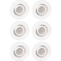 Quartet Large Glass Board Magnets - 6 / Pack - Clear