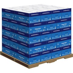 Hammermill Copy Plus Paper - White - 92 Brightness - Letter - 8 1/2" x 11" - 20 lb Basis Weight - Acid-free, Quick Drying - White - 500 Sheets per Ream - 500 Sheets/Ream - 40 / Pallet