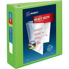 Avery&reg; Heavy-Duty View Chartreuse 3" Binder (79779) - Avery&reg; Heavy-Duty View 3 Ring Binder, 3" One Touch EZD&reg; Rings, 3.5" Spine, 1 Chartreuse Binder (79779)