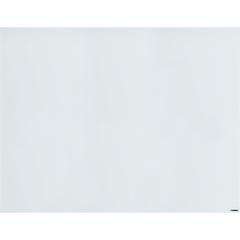 Lorell Magnetic Dry-Erase Glass Board - 46.5" (3.9 ft) Width x 36" (3 ft) Height - White Glass Surface - Rectangle - Magnetic - Stain Resistant, Ghost Resistant, Smooth Writing - 1 Each