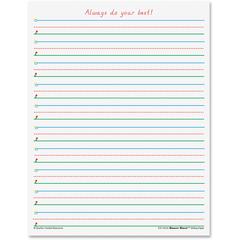 Teacher Created Resources Smart Start 1 - 2 Writing Paper - 0.63" Ruled - Letter - 8 1/2" x 11" - White Paper - 360 / Pack