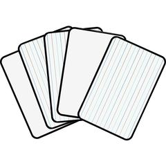 Sparco Dry-erase Lap Boards - 11" (0.9 ft) Width x 8" (0.7 ft) Height - White Surface - Plastic Frame - Rectangle - Magnetic - 1 Box