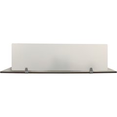 Lorell Relevance Series Modesty/Privacy Panel - 49.2" Width x 15.7" Height - Clear - 1 Each