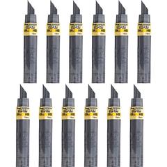 Pentel Super Hi-Polymer Leads - 0.9 mm , Bold Point - HB - Black Lead - 15/Tube - 12 / Box
