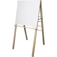Flipside Big Book Easel - 24" (2 ft) Width x 24" (2 ft) Height - White Surface - Rectangle - Assembly Required - 1 Each