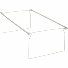 Business Source Premium File Folder Frames - Legal - Metal - Stainless Steel - 6 / Box