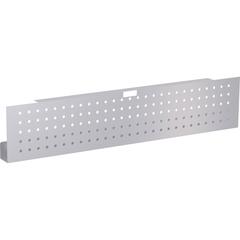 Lorell 48" Training Table Modesty Panel - 42" Width x 3" Depth x 10" Height - Steel - Metallic Silver - 1 Each