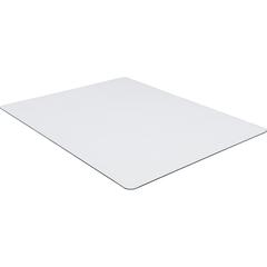 Lorell Tempered Glass Chairmat - Carpet, Hardwood Floor, Marble, Hard Floor - 60" Length x 48" Width x 0.25" Thickness - Rectangle - Tempered Glass - Clear