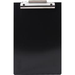 Saunders Redi-Rite Aluminum Storage Clipboard - 8 1/2" x 11" - Aluminum - Black - 1 Each