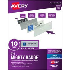 The Mighty Badge&reg; by Avery&reg; Reusable Magnetic Professional Name Badge Kits - 10 / Pack