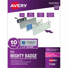 The Mighty Badge&reg; by Avery&reg; Reusable Magnetic Professional Name Badge Kits - 10 / Pack