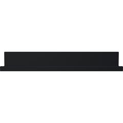 Command Picture Ledge - 3" Height x 3" Width x 21" Depth - Plastic - Gray - Adhesive, Residue-free, Reusable - 1 Each