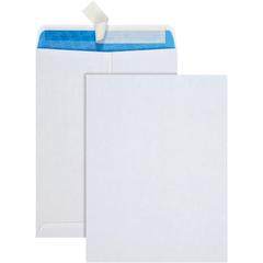 Quality Park 9 x 12 Treated, Security Tinted Catalog Envelopes with Redi-Strip&reg; Closure - Catalog - 9" Width x 12" Length - 28 lb - Flap - White - 1 Box